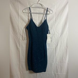 Aria Couture Teal Dress